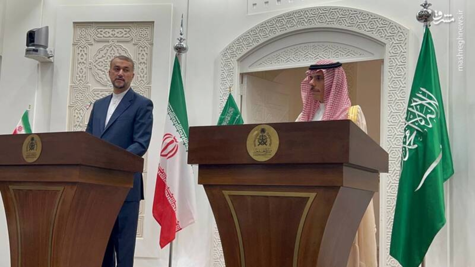 دیدار وزیران عربستان و ایران در ریاض